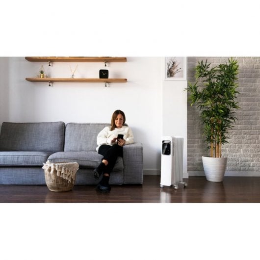 Cecotec ReadyWarm 7000 Touch Connected Radiador de Aceite 7 Elementos 1500W