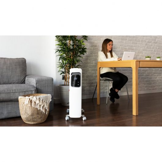 Cecotec ReadyWarm 7000 Touch Connected Radiador de Aceite 7 Elementos 1500W