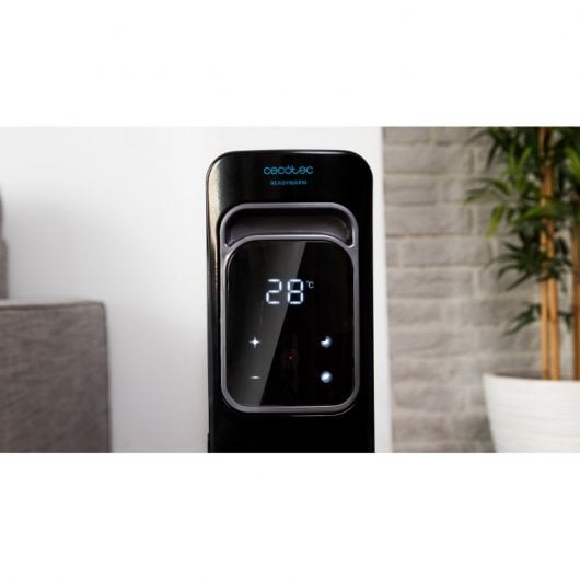 Cecotec ReadyWarm 9000 Touch Connected Black Radiador de Aceite 9 Elementos 2000W