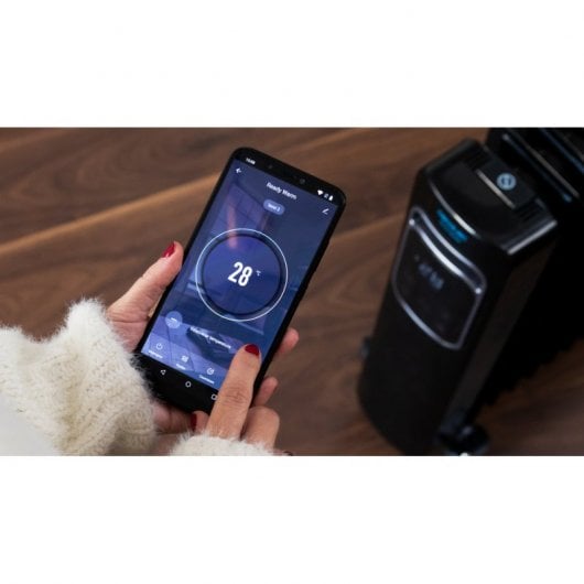 Cecotec ReadyWarm 9000 Touch Connected Black Radiador de Aceite 9 Elementos 2000W