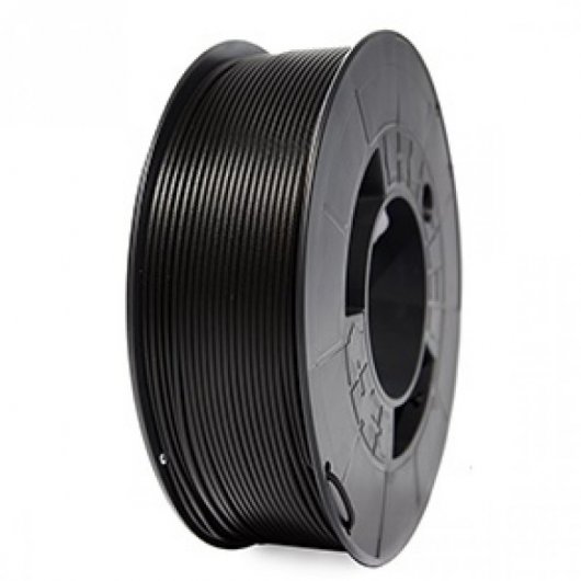 3DWorld Bobina de Filamento PLA Premium 1.75mm Negro 1Kg