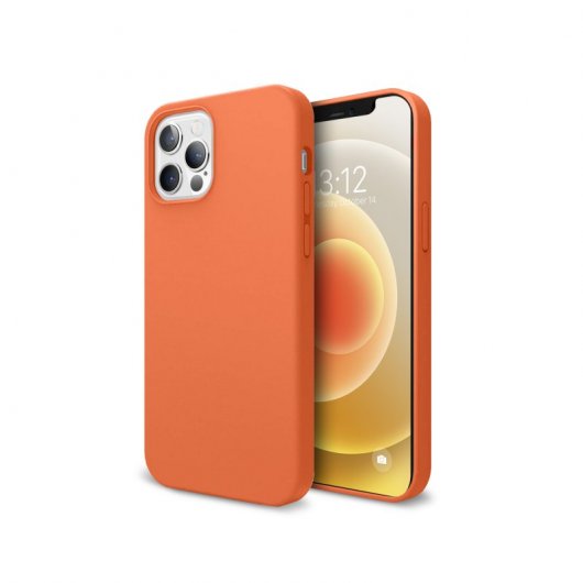 Nueboo Funda Soft Naranja para iPhone 12/12 Pro