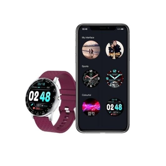 Watchuu Round Series 5 Reloj Bluetooth Morado