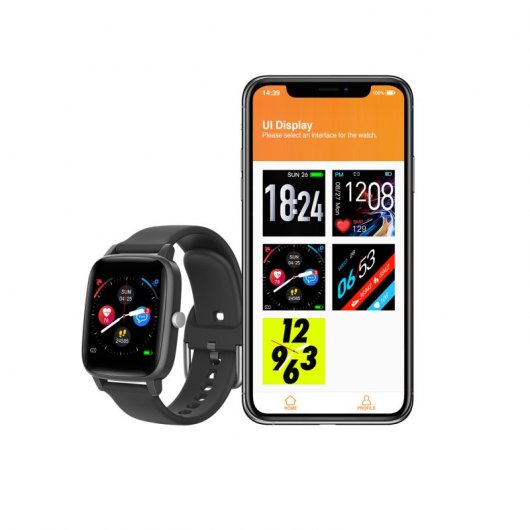 Watchuu BT15 Reloj Bluetooth Negro
