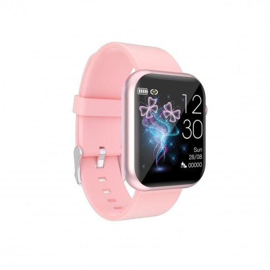Watchuu X Series Bluetooth 41mm TFT Rosa Impermeabile IP67 Monitoraggio SpO2 Pressione
