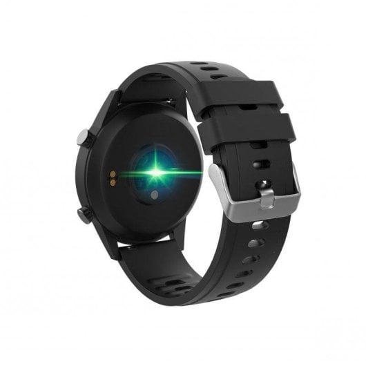 Unotec Round Series 6 Bluetooth 44mm Écran IPS Noir Étanche IP68 Fréquence Cardiaque