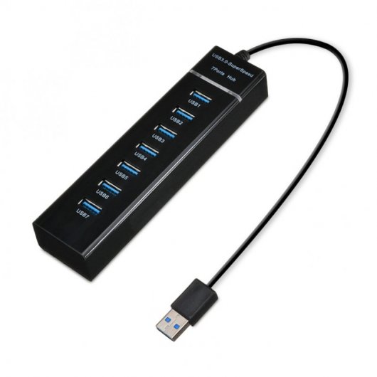Unotec Hub de 7 Puertos USB 3.0