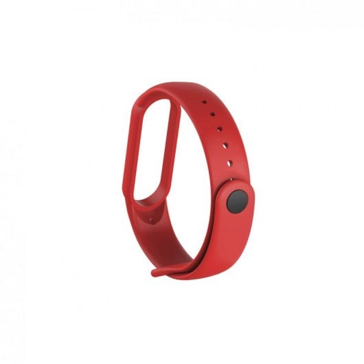 Nueboo Correa de Silicona Roja para Xiaomi Mi Band 5/6/7/Amazfit 5