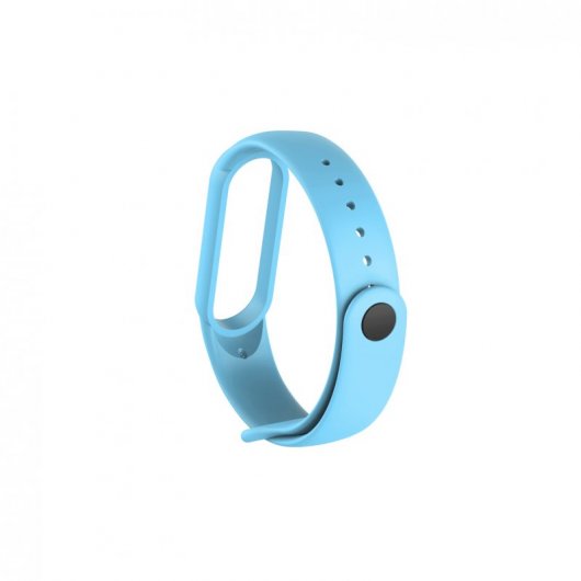 Nueboo Correa de Silicona Azul para Xiaomi Mi Band 5/6/7/Amazfit 5