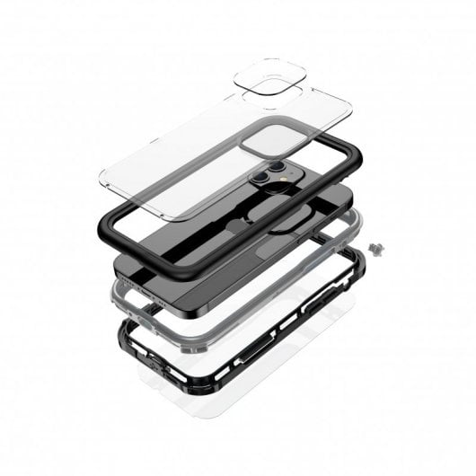 Nueboo Funda Waterproof Negra para iPhone 12 Mini