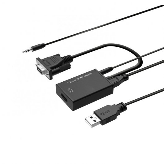 Unotec Adaptador VGA para HDMI com Som