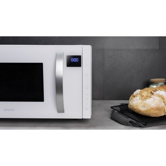 Cecotec GrandHeat 2300 Flatbed Touch White Microondas 23L 800W Blanco