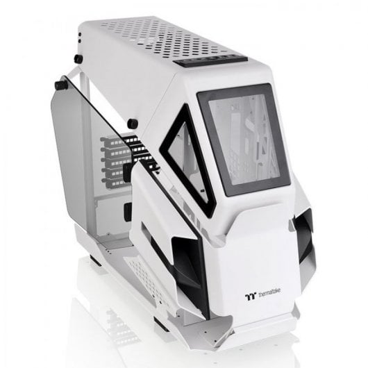 Thermaltake AH T200 Cristal Templado USB 3.0 Blanca