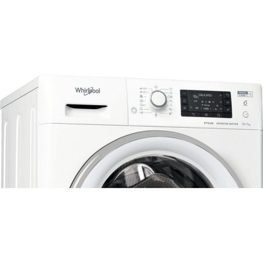 Whirlpool FWDD 1071682 WSV EU N Lavasecadora Carga Frontal 10Kg/7Kg E Blanca