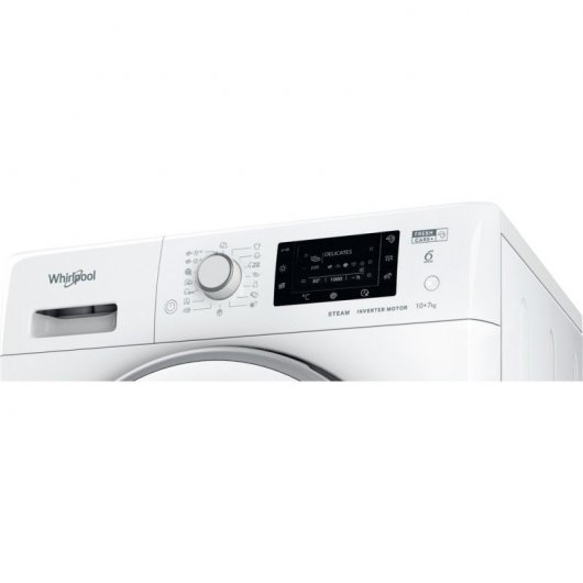 Whirlpool FWDD 1071682 WSV EU N Lavasecadora Carga Frontal 10Kg/7Kg E Blanca