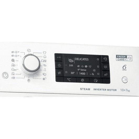 Whirlpool FWDD 1071682 WSV EU N Lavasecadora Carga Frontal 10Kg/7Kg E Blanca