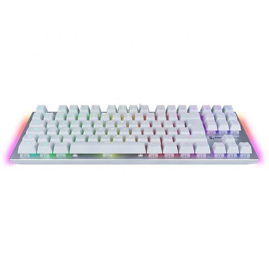 Newskill Serike TKL Ivory Red Teclado Mecánico Gaming Full RGB Switch Red
