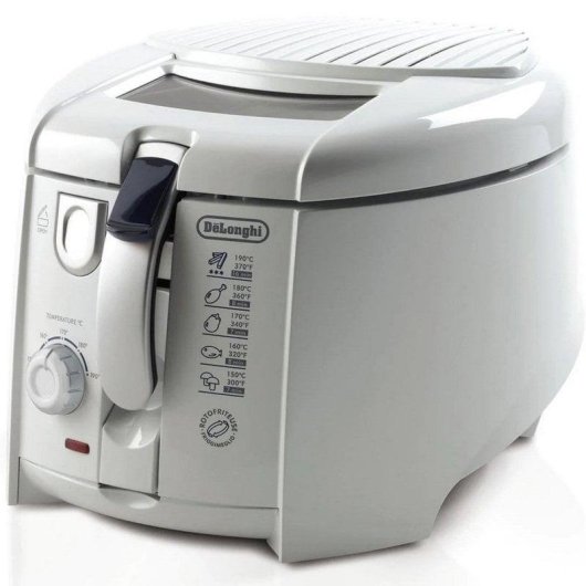 Friteuse DeLonghi F28211 RotoFry 1.2L 1800W Blanche Fenêtre