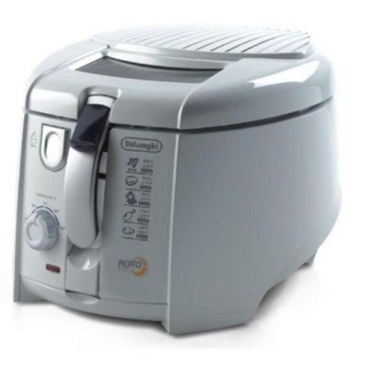 Friteuse DeLonghi F28211 RotoFry 1.2L 1800W Blanche Fenêtre