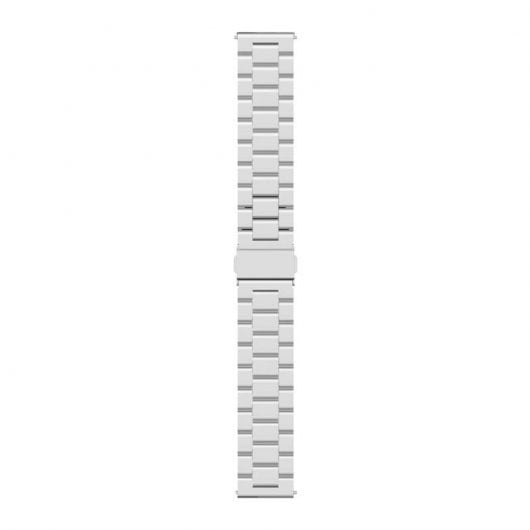 Cool Correa Metal Plata Universal 22mm