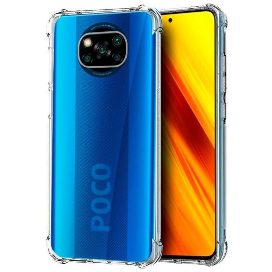 Cool Funda AntiShock Transparente para Xiaomi Pocophone X3/ X3 Pro