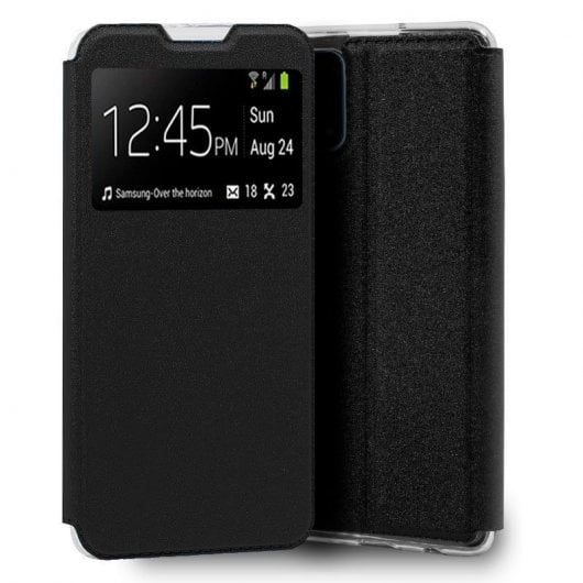 Custodia Flip Cover nera liscia e fantastica per Realme 7 Pro