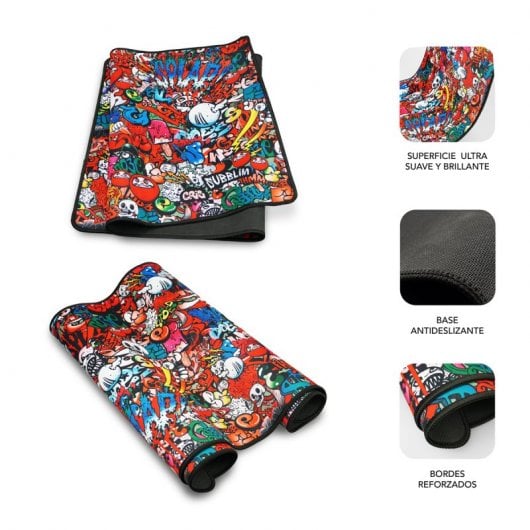 Subblim Graffiti Alfombrilla Gaming XL