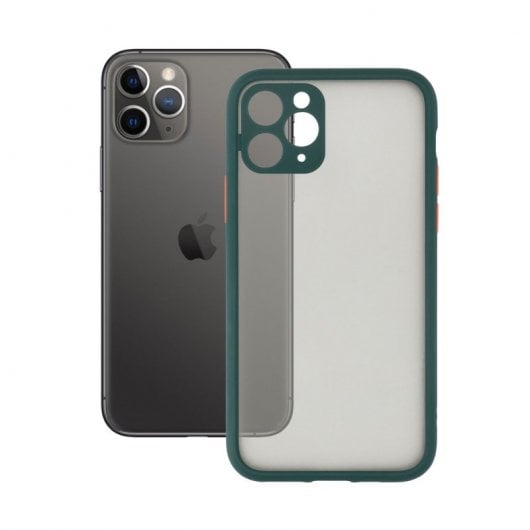 Ksix Funda Duo Soft Verde para iPhone 11 Pro