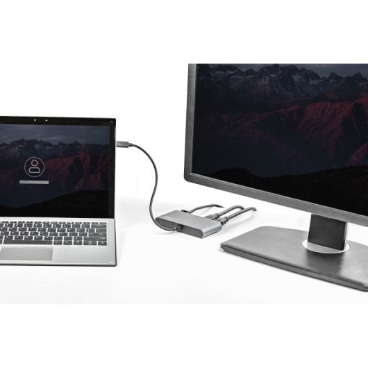 Startech TB3DKM2HDL Mini Docking Station Thunderbolt 3 a 2xHDMI