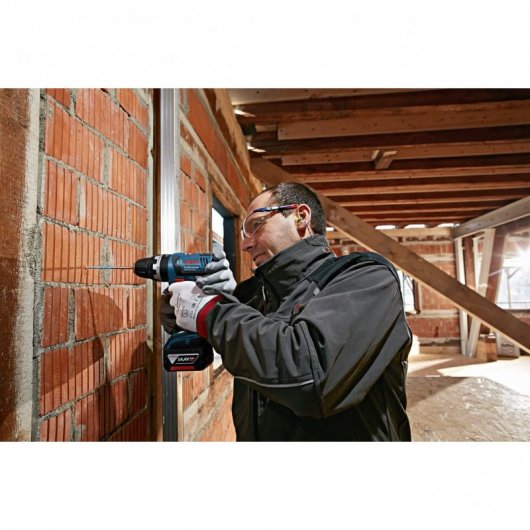 Bosch Proffesional GSB 14.4 V-EC Taladro Percutor + 2 Baterías + Cargador