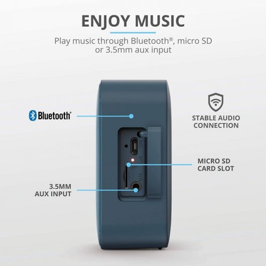 Trust Zowy Compact Altavoz Bluetooth 5W Azul