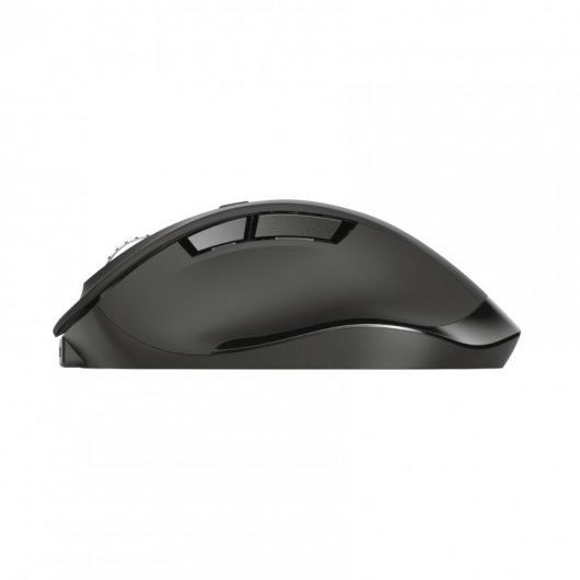 Trust Fyda Ratón Ergonómico Óptico Inalámbrico 2400DPI Negro