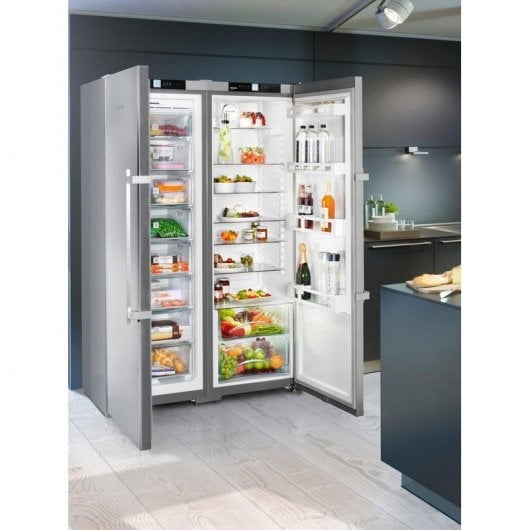 Liebherr SBSef 7242 Frigorífico Americano A++ Acero Inoxidable