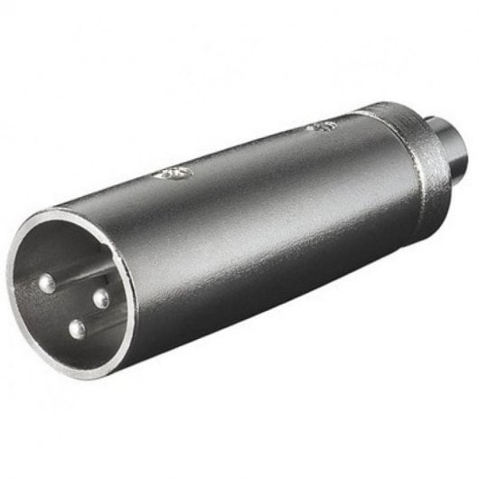 Goobay Adaptador XLR Macho para RCA Fêmea Preto