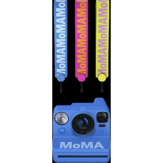 Câmara instantânea Polaroid Now Gen 3 MoMa Edition azul auto USB-C flash