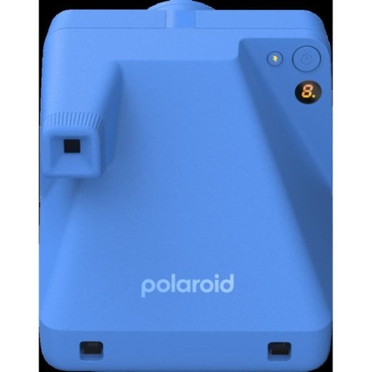 Câmara instantânea Polaroid Now Gen 3 MoMa Edition azul auto USB-C flash