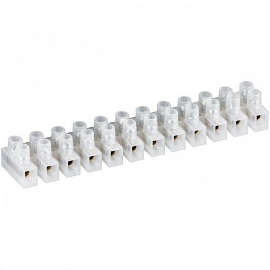 Goobay Regleta para Conexión de Cables Eléctricos de 5A 6mm Blanco