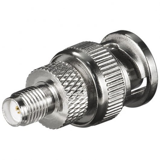 Goobay Adaptador SMA a BNC Hembra/Macho Gris