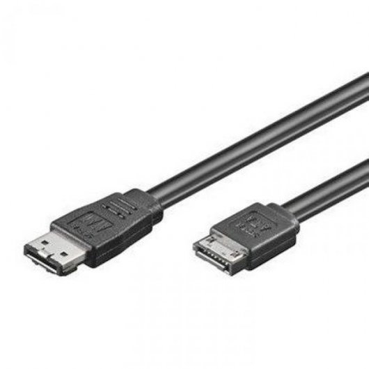 Goobay Cable SATA a eSATA Plano 1m Negro