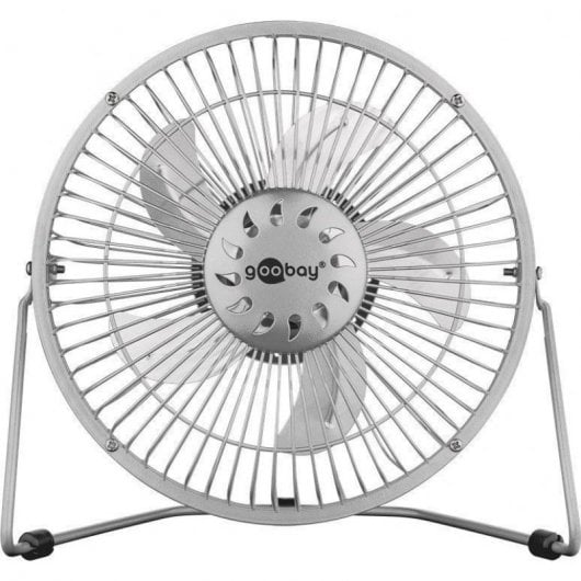 Goobay Ventilador Sobremesa USB 20 cm Gris