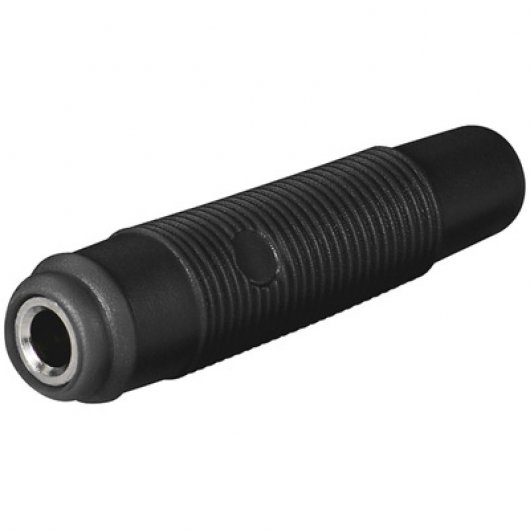 Goobay Conector Banana Hembra Negro