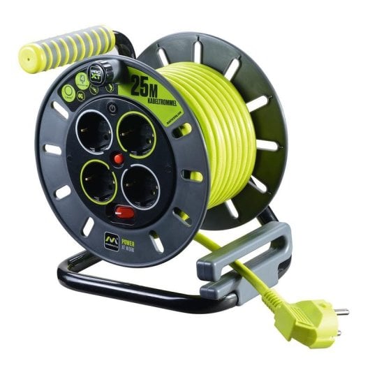 Multiprise Goobay OMG25164SL-PX 4 Prises avec Protection Surchauffe Interrupteur LED 25 m