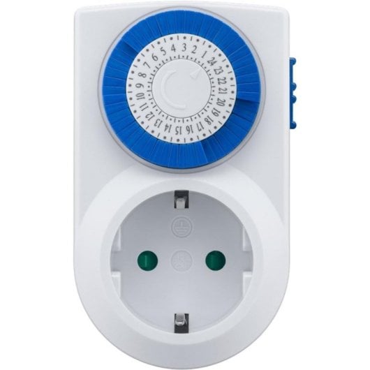 Steckdosenleiste Goobay 59038 1 Steckplatz mit analogem Tages-Timer IP20