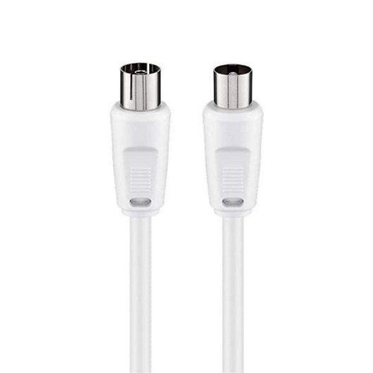 Goobay Cable Coaxial Antena 20m Blanco