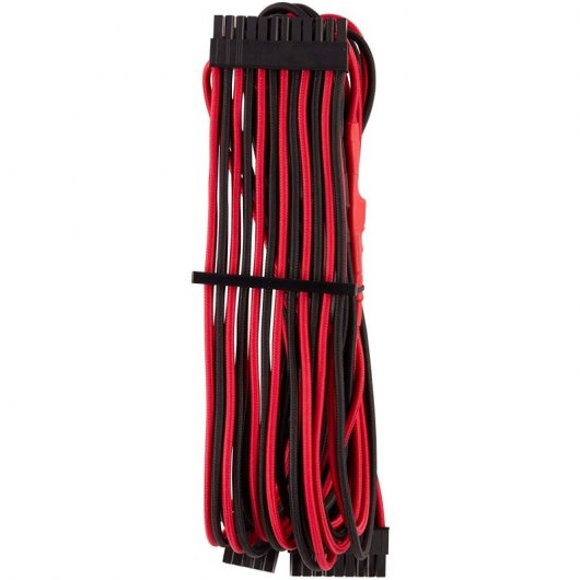 Corsair Premium Kit de Inicio Cables PSU Tipo 4 Gen 4 Rojo/Negro