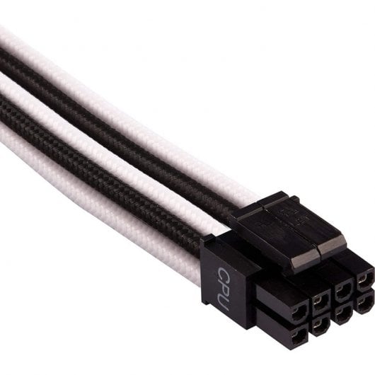 Corsair Premium Cable EPS12V/ATX12V Tipo 4 Gen 4 Blanco/Negro