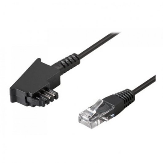 Goobay Cable TAE-F a RJ-45 Macho/Macho 10m Negro