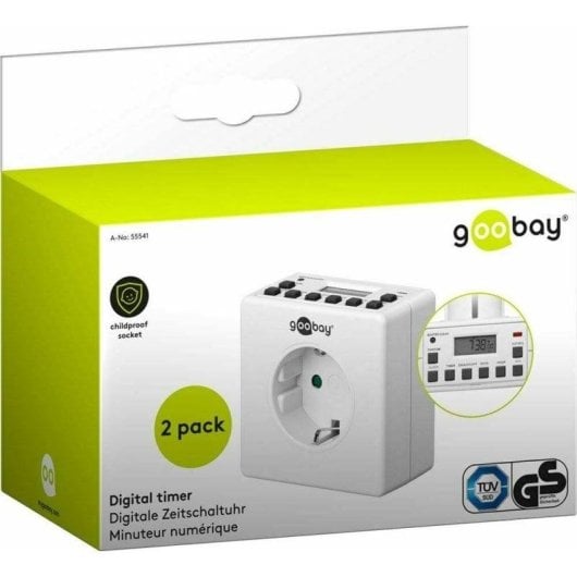 Goobay Pack 2x Temporizador Digital