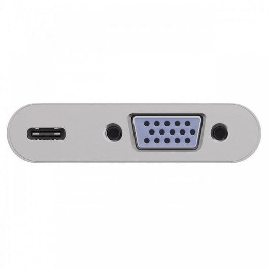Goobay Hub USB-C/VGA para USB-C Macho/Fêmea 0.15 m Branco