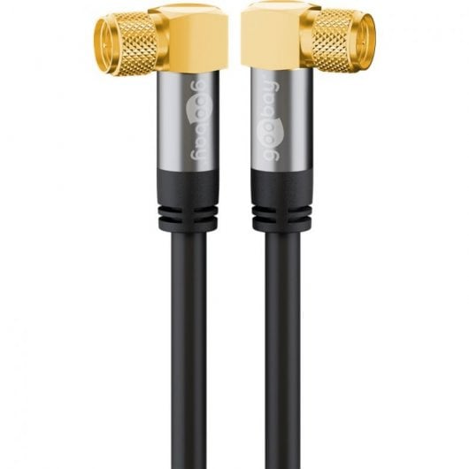 Goobay 70589 câble coaxial 10 m F Noir